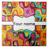 Farbige Lochstruktur Fliese (Vorderseite)