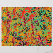 Farbige Lochstruktur Flyer (Hinten)