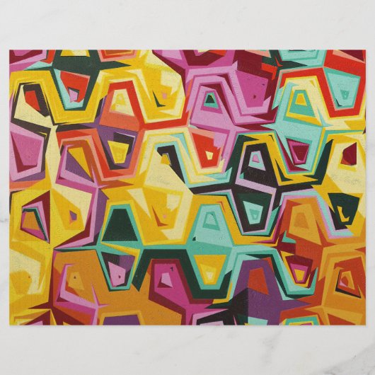 Farbige Lochstruktur Flyer (Hinten)