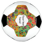 Farbige Lochstruktur Fußball (Gedreht)