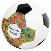 Farbige Lochstruktur Fußball (Dreiviertel)