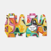 Farbige Lochstruktur Geschenkschachtel (Ungefaltet)