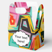 Farbige Lochstruktur Geschenkschachtel (Geöffnet)