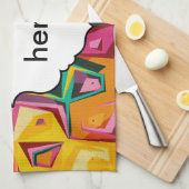 Farbige Lochstruktur Geschirrtuch (Viertel Falte)