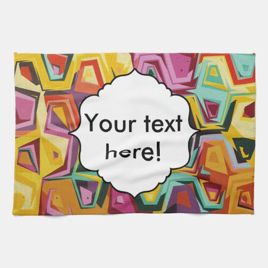 Farbige Lochstruktur Geschirrtuch (Horizontal)