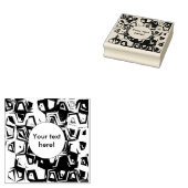 Farbige Lochstruktur Gummistempel (Stempel)