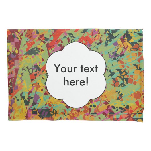 Farbige Lochstruktur Kissenbezug (Vorderseite)