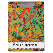 Farbige Lochstruktur Klemmbrett (Vorderseite)