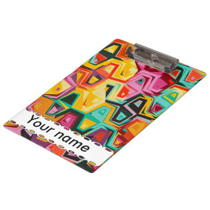 Farbige Lochstruktur Klemmbrett