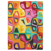 Farbige Lochstruktur Klemmbrett (Rückseite)