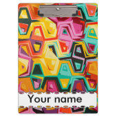 Farbige Lochstruktur Klemmbrett (Vorderseite)