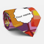 Farbige Lochstruktur Krawatte (Gerollt)