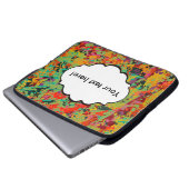 Farbige Lochstruktur Laptopschutzhülle (Vorne Knopf)