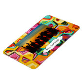 Farbige Lochstruktur Magnet (Linke Seite)