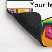 Farbige Lochstruktur Mousepad (Ecke)