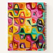 Farbige Lochstruktur Notizblock (Rückseite)