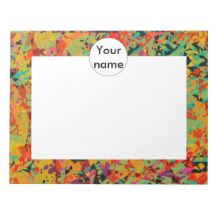 Farbige Lochstruktur Notizblock