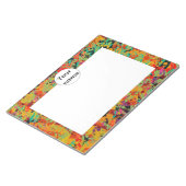 Farbige Lochstruktur Notizblock (angewinkelt)