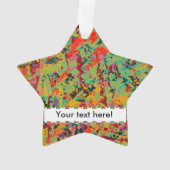 Farbige Lochstruktur Ornament (Rückseite)