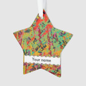 Farbige Lochstruktur Ornament (Vorderseite)