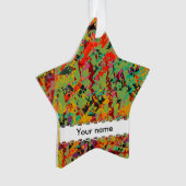 Farbige Lochstruktur Ornament (Vorderseite)