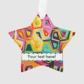 Farbige Lochstruktur Ornament (Rückseite)