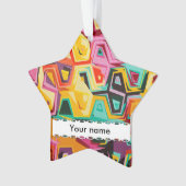 Farbige Lochstruktur Ornament (Vorderseite)