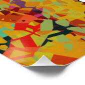 Farbige Lochstruktur Poster (Ecke)