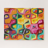 Farbige Lochstruktur Puzzle (Horizontal)