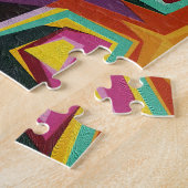 Farbige Lochstruktur Puzzle (Seite)