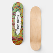 Farbige Lochstruktur Skateboard (Vorderseite)