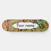 Farbige Lochstruktur Skateboard (Horizontal)