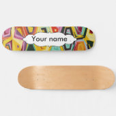 Farbige Lochstruktur Skateboard (Horizontal)