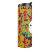 Farbige Lochstruktur Thermosbecher (Nach links gedreht)