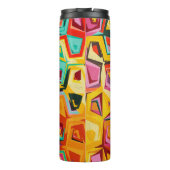 Farbige Lochstruktur Thermosbecher (Rückseite)