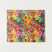 Farbige Lochstruktur Wandteppich (Vorderseite (Horizontal))