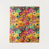 Farbige Lochstruktur Wandteppich (Vorderseite)