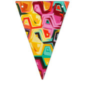 Farbige Lochstruktur Wimpelkette (Erste Fahne)