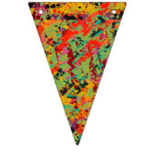 Farbige Lochstruktur Wimpelkette (Erste Fahne)