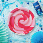 Farbige Lollipop-Paper-Teller Pappteller (Party)