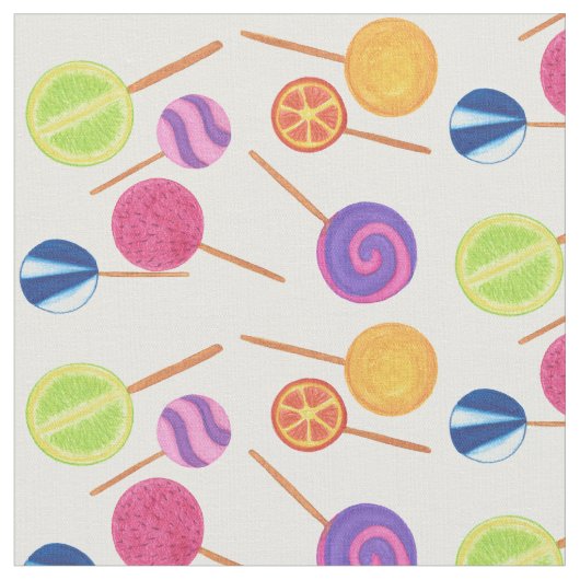 Farbige Lollipops, Stoffe (Nahaufnahme)