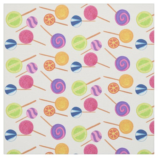 Farbige Lollipops, Stoffe (Muster)