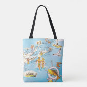Farbige Long Island NY Tasche (Rückseite)