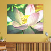Farbige Lotus-Blume Leinwanddruck (Insitu (Wohnzimmer))