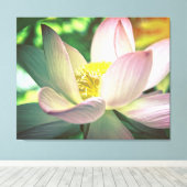 Farbige Lotus-Blume Leinwanddruck (Insitu (Holzboden))
