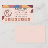 Farbige Loyalitätskarte mit Logo Treuekarte (Vorne/Hinten)