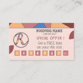 Farbige Loyalitätskarte mit Logo Treuekarte (Vorderseite)