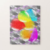 Farbige Luftballons - Party Puzzle (Vertikal)