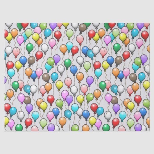 Farbige Luftballons Seidenpapier (Vorderseite)