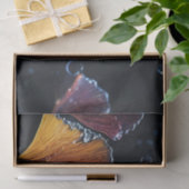 Farbige Luminogram Ginkgo Blätter Decoupage / Seidenpapier (Geschenk)